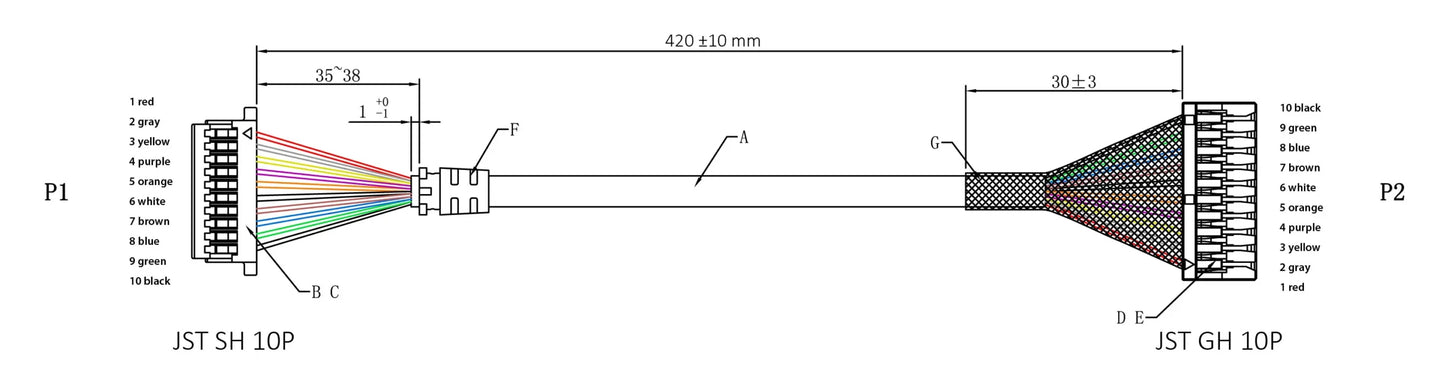 HolyBro GPS Extension Cable (42cm)