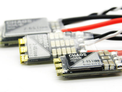 Chaos BLHeli_S Dshot ESC (20A, 25A, 30A) 2-6S