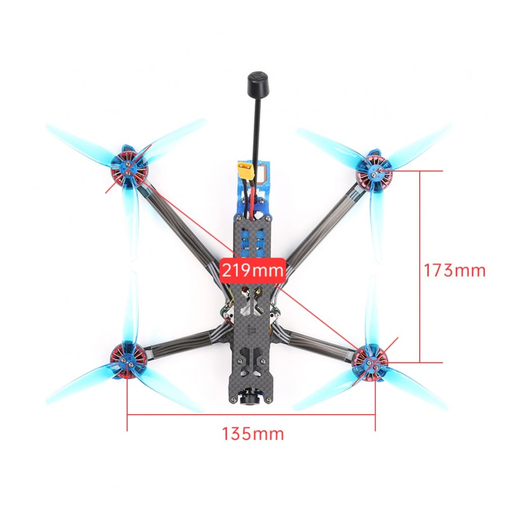 iFlight Chimera5 HD Long Range BNF Quadcopter w/ Caddx Vista