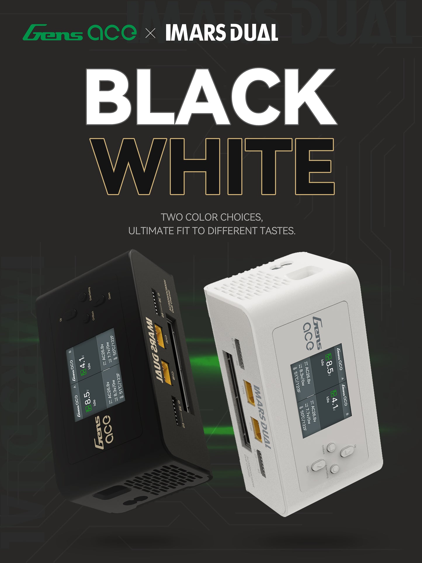 GensAce Imars Dual Channel Balance Charger (2-6S)