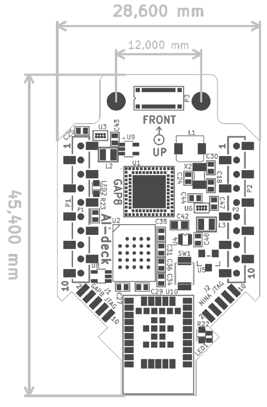Crazyflie AI-deck (GAP8 RISC-V MCU & ESP32 Wi-Fi)