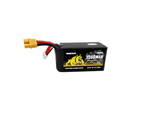 DOGCOM 1550mAh 150C 6S 22.2V Ultra series Battery (SY60)