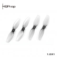 HQProp 40mm Ultralight Whoop Props (1.6x1) Grey - 1mm Shaft (Set of 4)