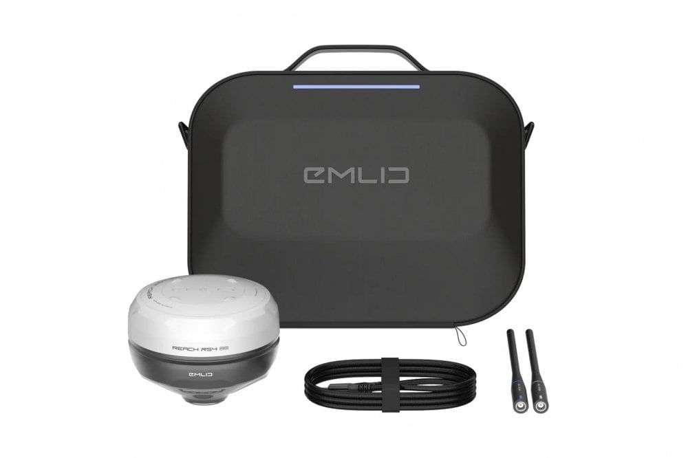 Emlid Reach RS4 PRO Essential Kit: RTK GNSS Receiver/ AR Stakeout Rover