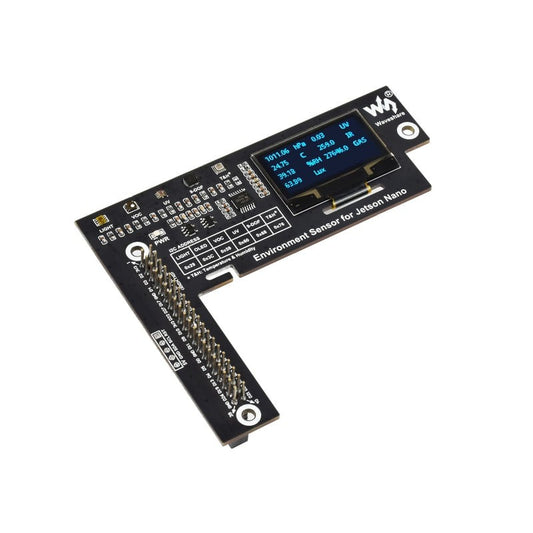 Environmental Sensor Module for Jetson Nano, I2C Bus, with 1.3inch OLED Display