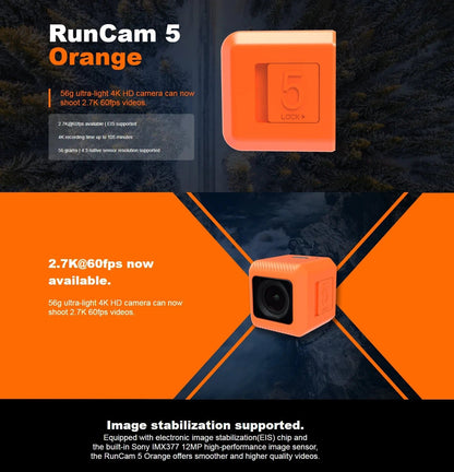 Runcam 5 Orange 4K Box Action Camera