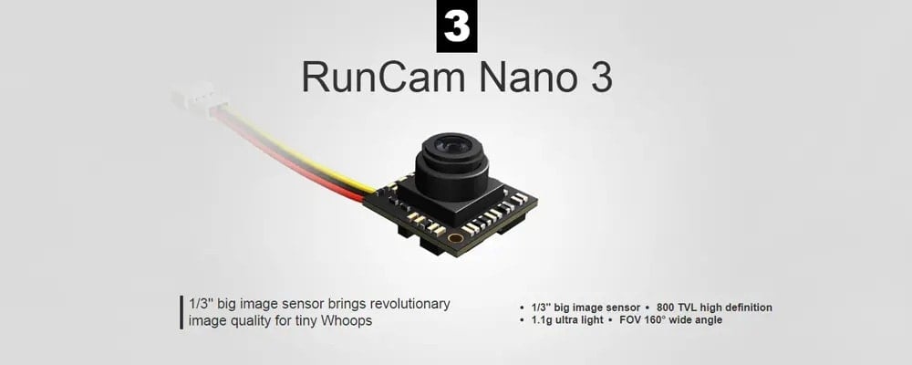 RunCam Nano 3 - 14x14 800TVL FPV Camera
