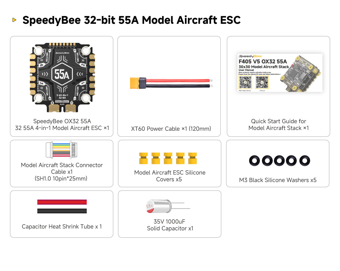 SpeedyBee F405 V5 OX32 55A 30x30  Deluxe Stack