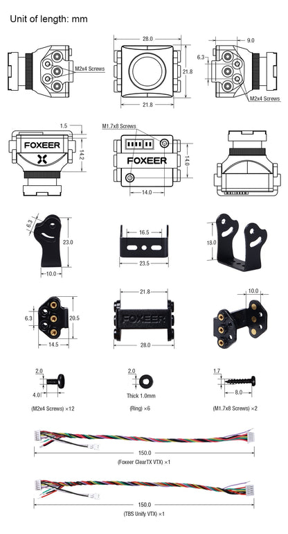 Foxeer Falkor Mini 3 1200TVL FPV Camera