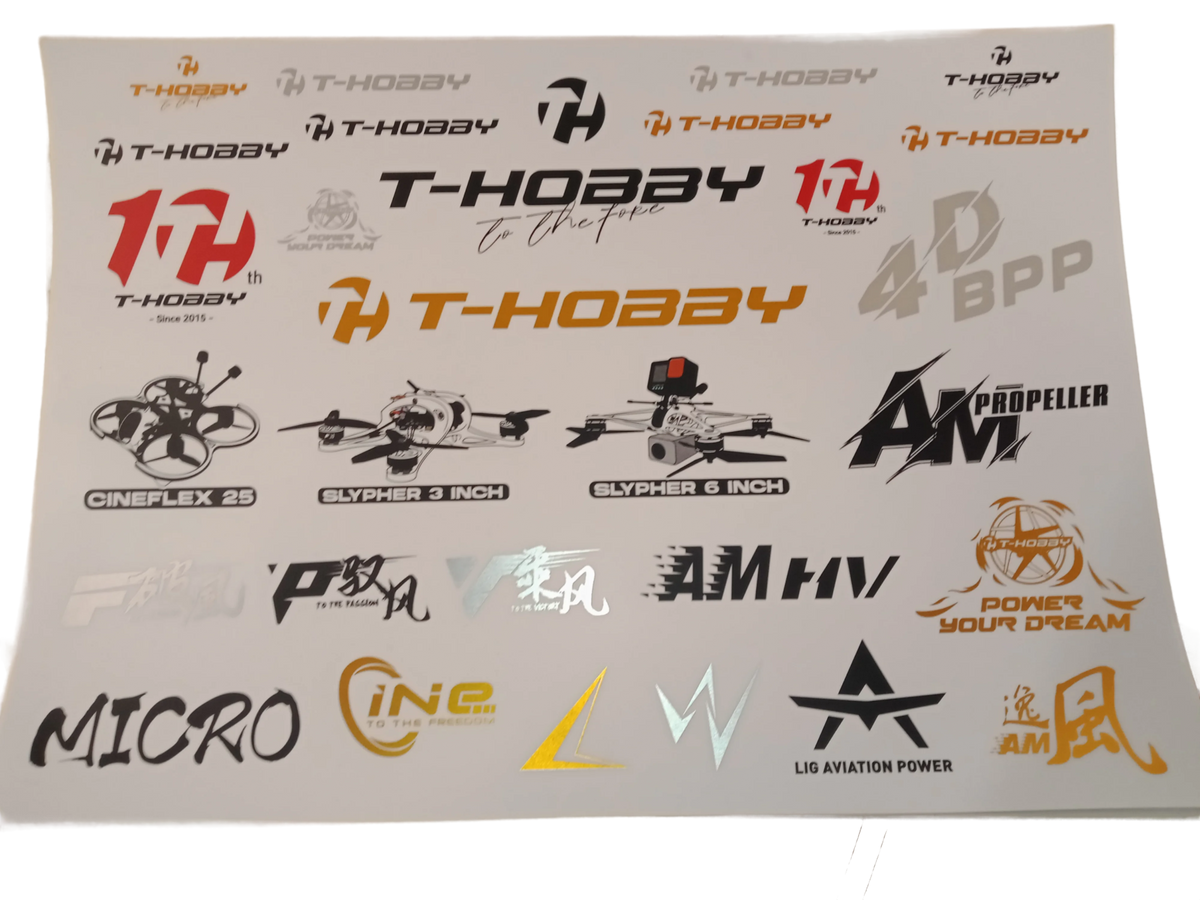 T-Motor - T-Motor T-Hobby Decal Sticker Sheet