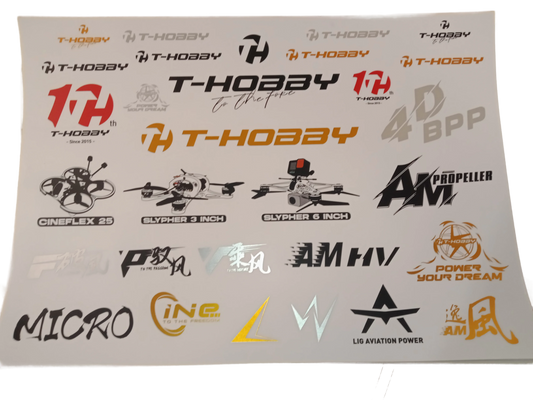 T-Motor - T-Motor T-Hobby Decal Sticker Sheet