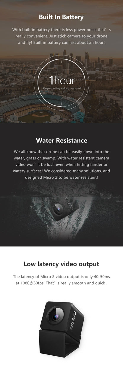 Hawkeye Firefly2 Micro 2.5K Action Camera