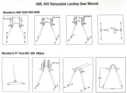 HML650 Retractable Landing Gear