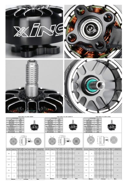 iFlight XING-E Pro 2207 Brushless Motor 2-6S (1800Kv, 2450Kv)