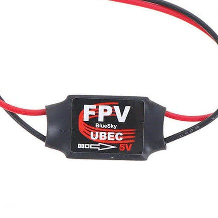 BlueSky 5V 3A UBEC (2-6S Input) - High Efficiency Voltage Regulator