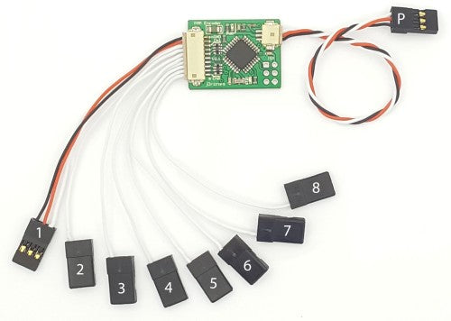 PPM Encoder Type 2 board - 8 PWM inputs to single PPM output (ATMEGA328)