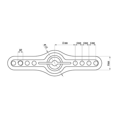 FrSky Xact 6-25T Metal Servo Arm