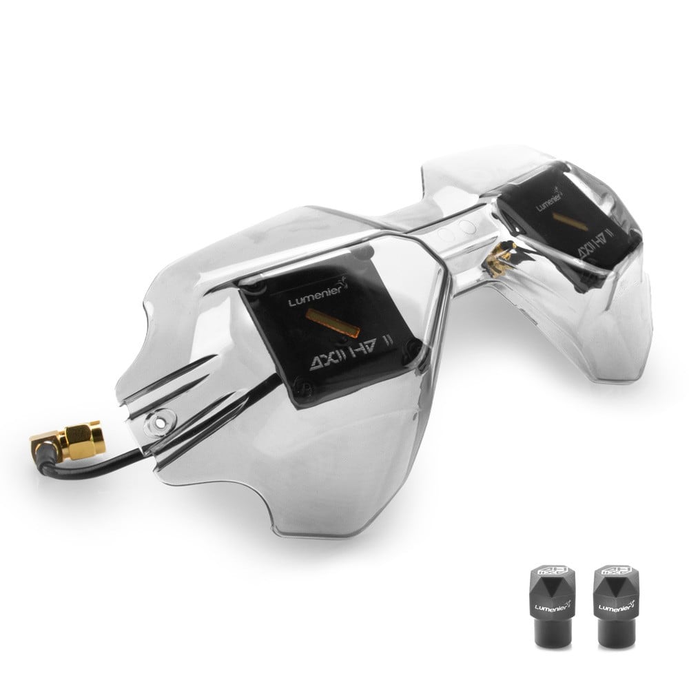lumenier universal antenna adapter kit for dji goggles 2 Lumenier AXII HD 2 Patch Visor 5.8GHz Antenna Combo Set for DJI FPV Go – Unmanned Tech