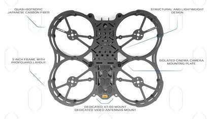 Lumenier QAV-PRO Whoop 5" Cinequads Edition Frame