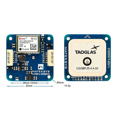 Matek M9N-5883 GNSS & Compass GPS