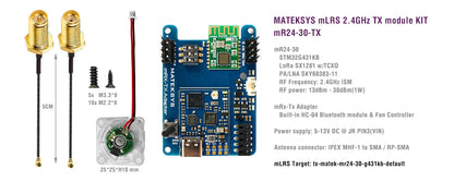 Matek mLRS 2.4GHz TX Module Kit mR24-30-TX
