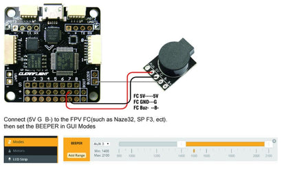 Matek DBuz5V Lost Model Beeper & FC 5V Buzzer