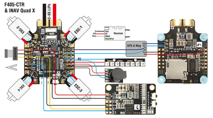 Matek F405-CTR AIO Flight Controller
