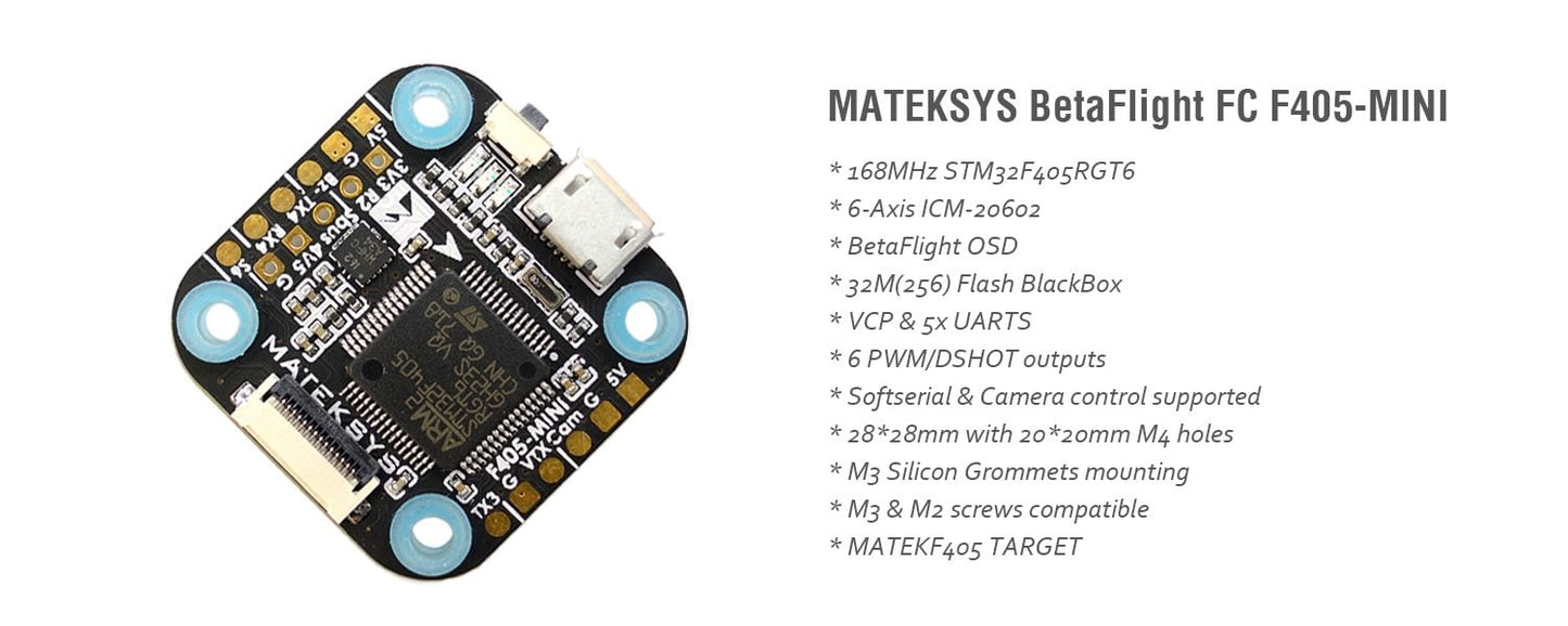 Matek F405-Mini BetaFlight Flight Controller