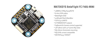 Matek F405-Mini BetaFlight Flight Controller
