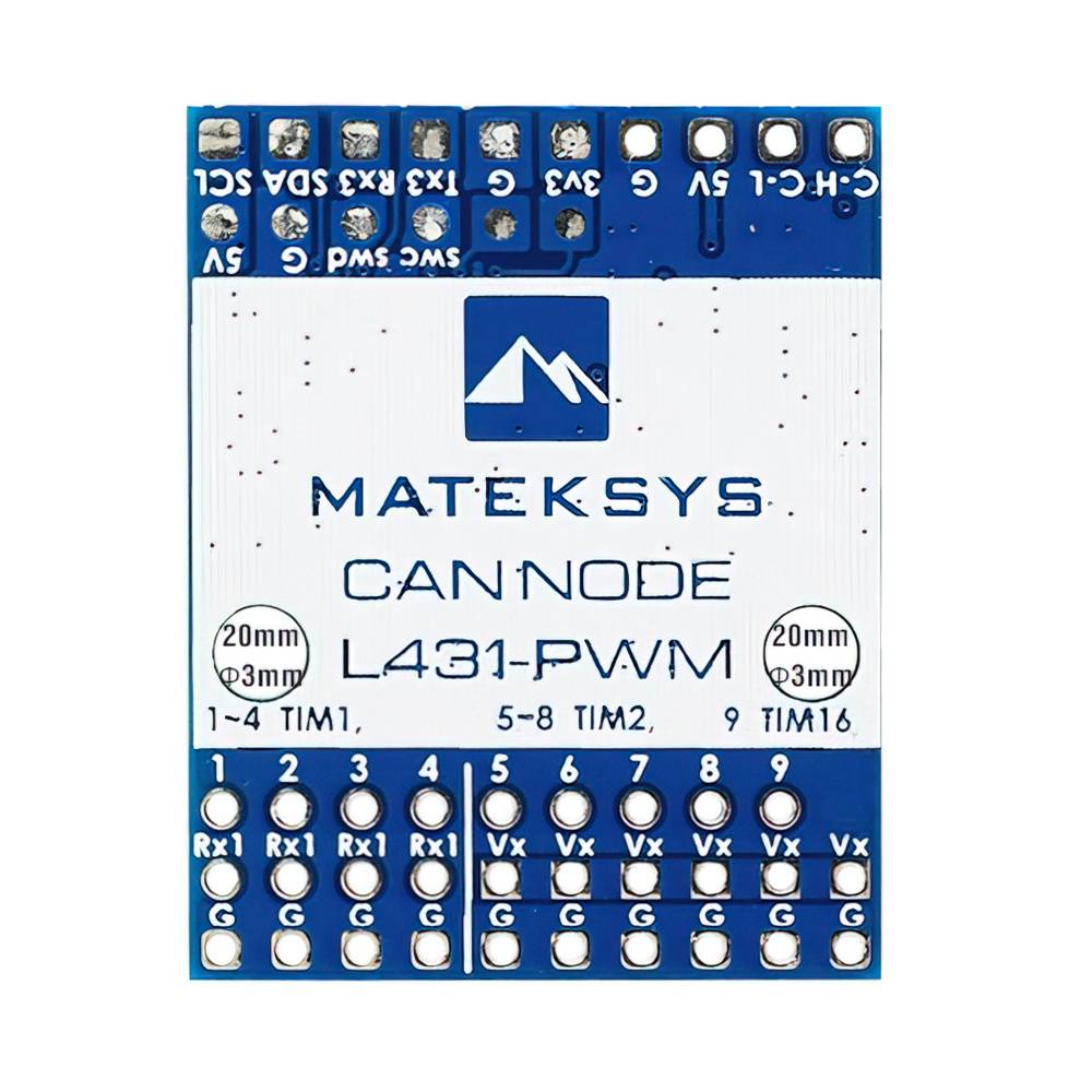 Matek AP_Periph DroneCAN to PWM Adapter - CAN-L4-PWM