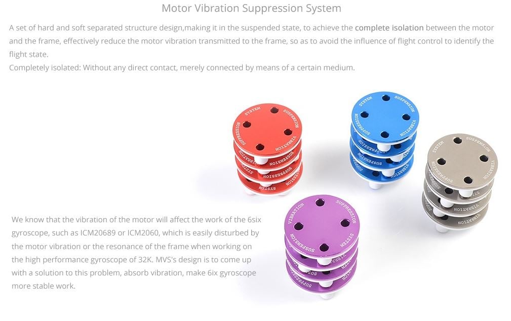 Soft Motor Damping System (anti vibration mount)