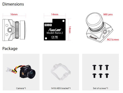 RunCam Nano 2 FPV Camera