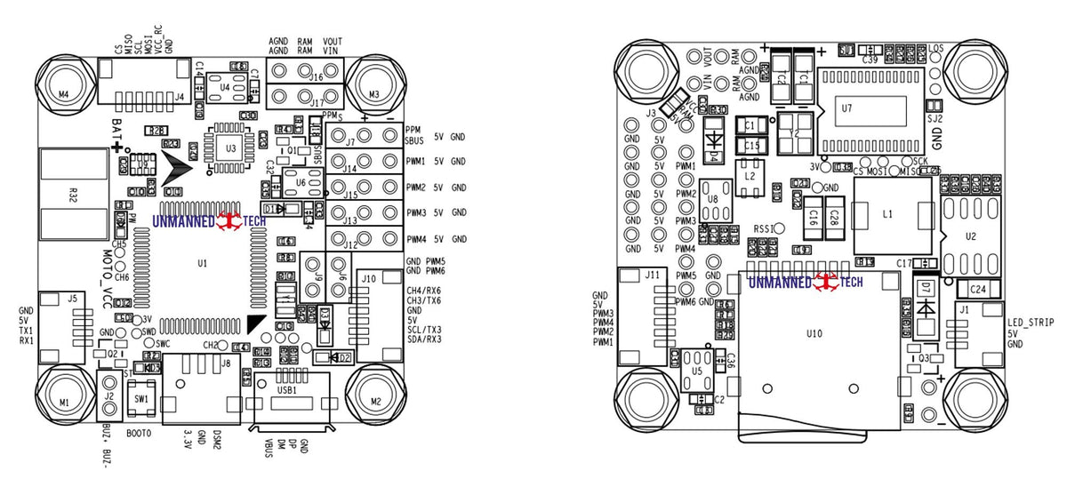 Omnibus F4 Pro Flight Controller V3 – Unmanned Tech