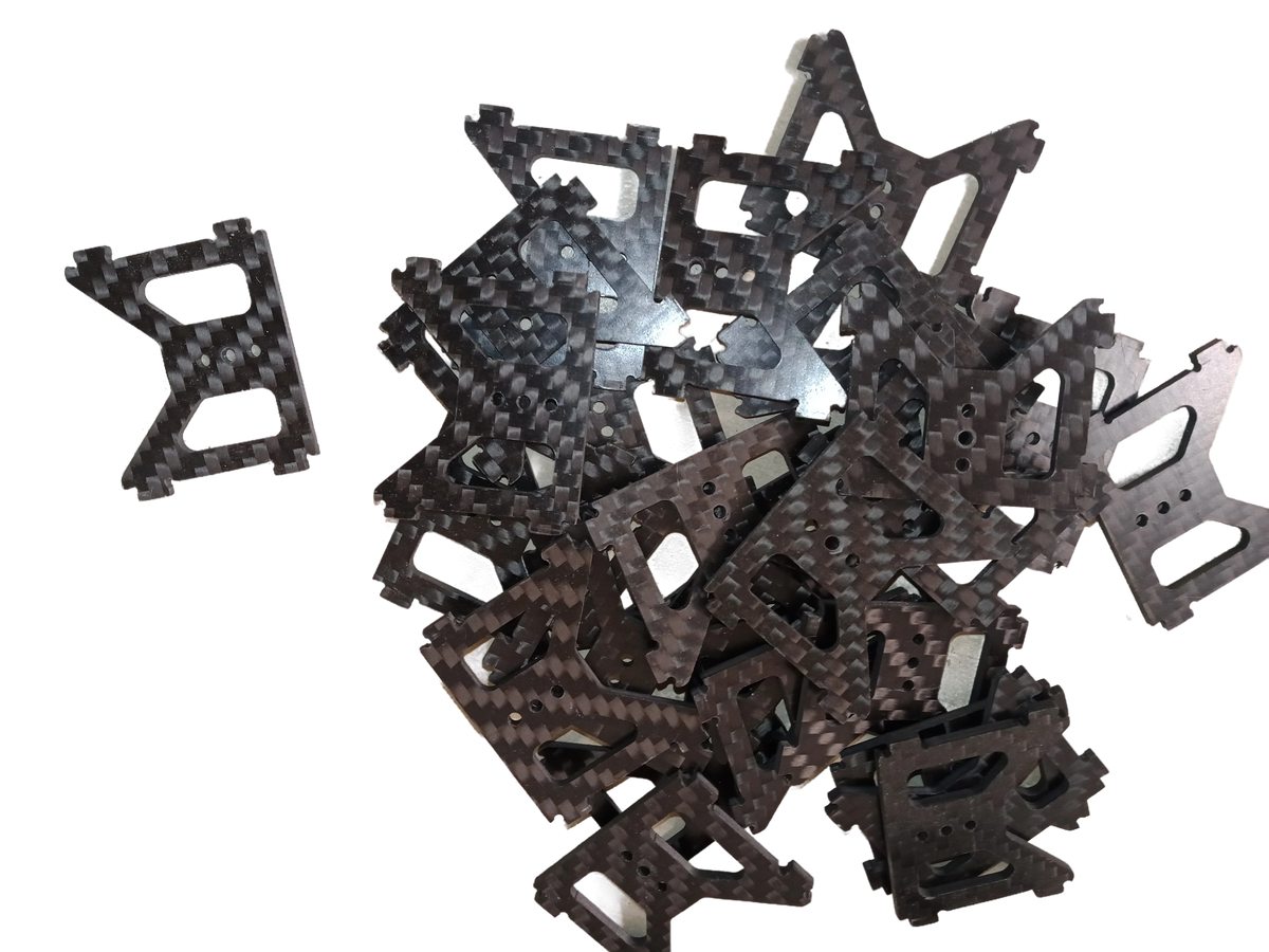 Generic FPV Overlord - Carbon Fiber FPV Camera Mounting Plates (Bulk Pile)