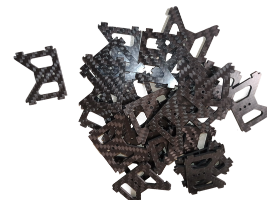 Generic FPV Overlord - Carbon Fiber FPV Camera Mounting Plates (Bulk Pile)