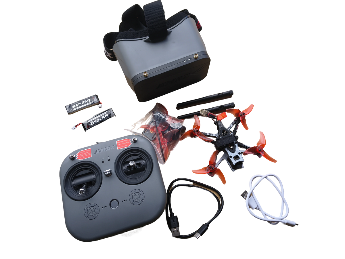 Emax - TinyHawk III Plus Freestyle RTF Kit - 'Fair' (Controller Needs 18650)