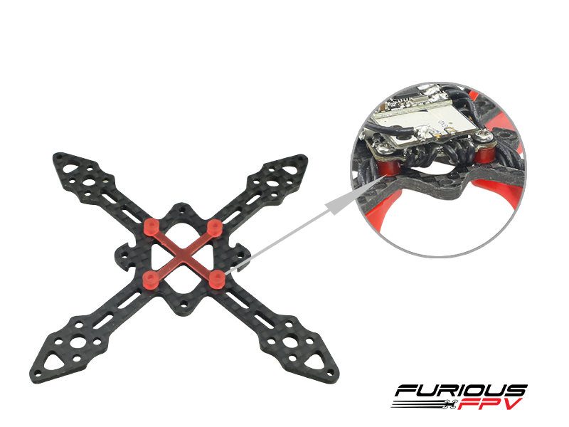Plastic Flight Controller Mount - Moskito 70