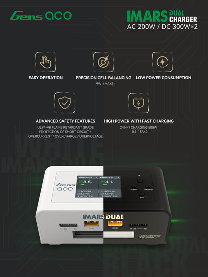 GensAce Imars Dual Channel Balance Charger (2-6S)