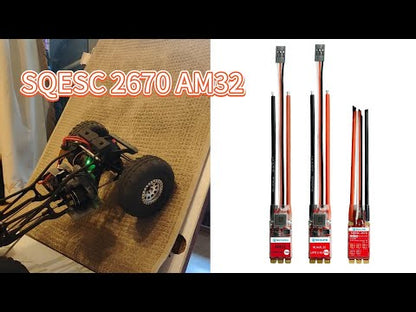 SEQURE SQESC 2670 Brushless ESC 2-6S Lipo powered 70A Firmware BLHeli_32 / AM32