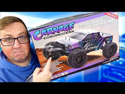 FTX Carnage 2.0 Brushless 1/10 4WD RTR RC Monster Truck