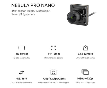 Caddx Nebula Pro Nano Digital FPV Camera