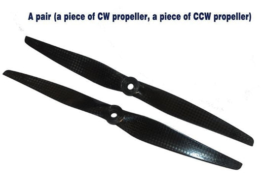 10x50 Propeller Set Carbon Fibre
