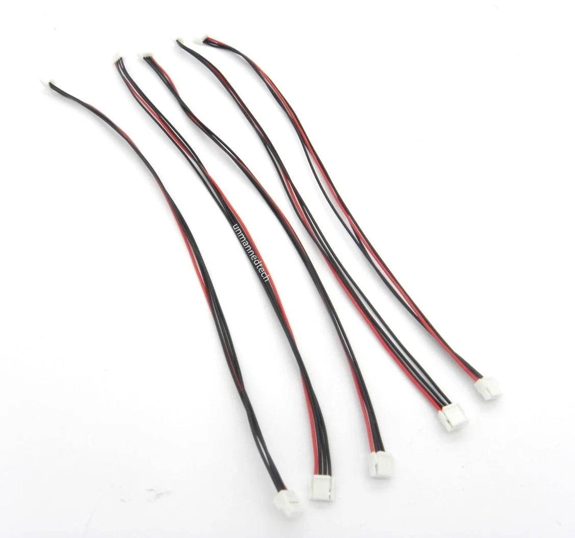 Male JST-GH 1.25 4 pin connectors to JST-GH 1.25 4 pin connectors cable - Pack of 5