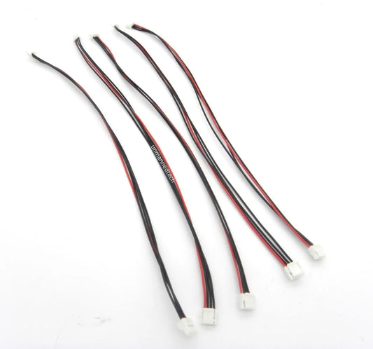 Male JST-GH 1.25 4 pin connectors to JST-GH 1.25 4 pin connectors cable - Pack of 5