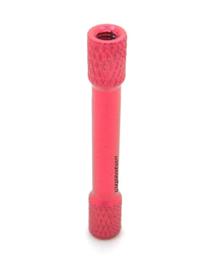 M3x35 Coloured Knurled Aluminium Standoffs (Pack of 10)