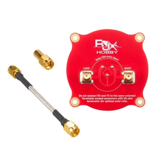Triple Feed Patch Antenna SMA 9.4db (with 50ohm  dummy load)