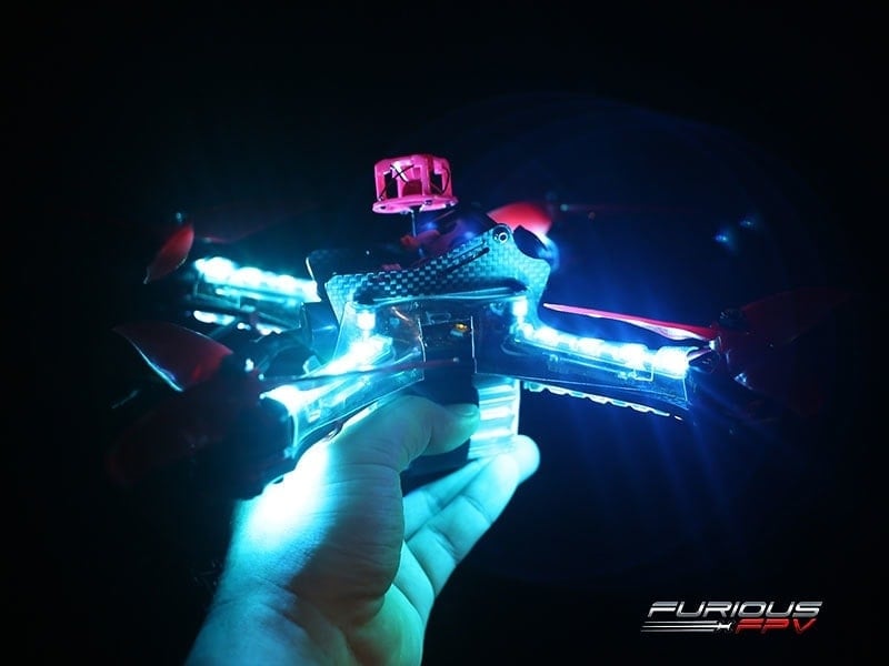 FuriousFPV Lightning PDB with Single Row LED Strip