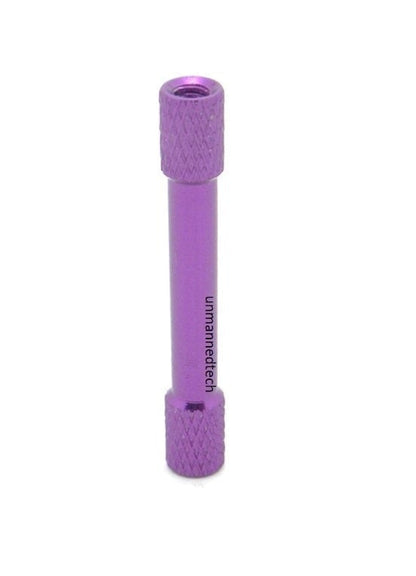 M3x35 Coloured Knurled Aluminium Standoffs (Pack of 10)