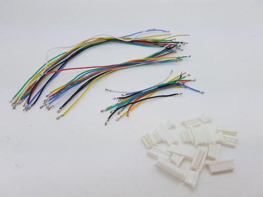 SH1.0 to SH1.0 Pre-Crimped DIY Silicone Cable Set