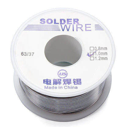 100g Tin Lead Soldering Wire Reel (Easy Melt) Solder Rosin Core - 0.8mm